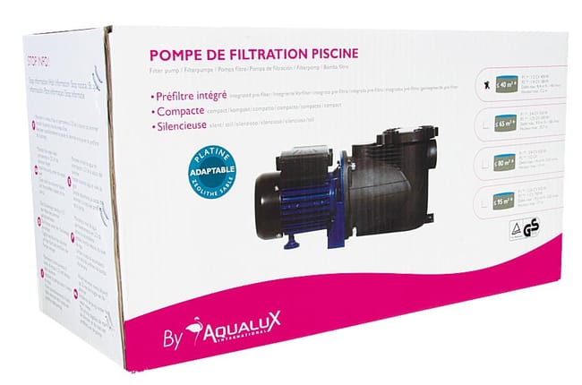 Pompe de filtration piscine Aqualux