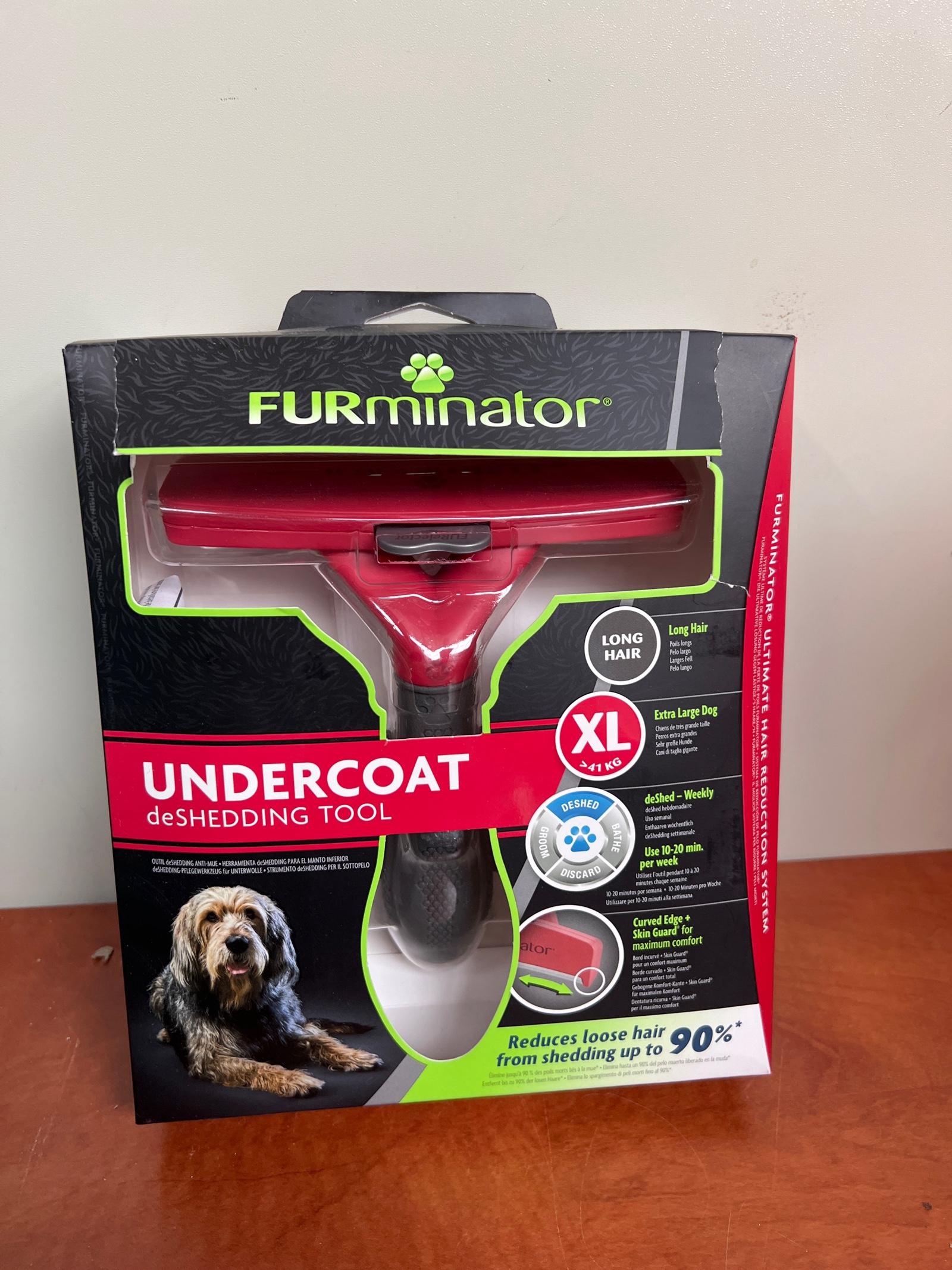 FURminator Undercoat deShedding Tool XL – Long Hair pour chien