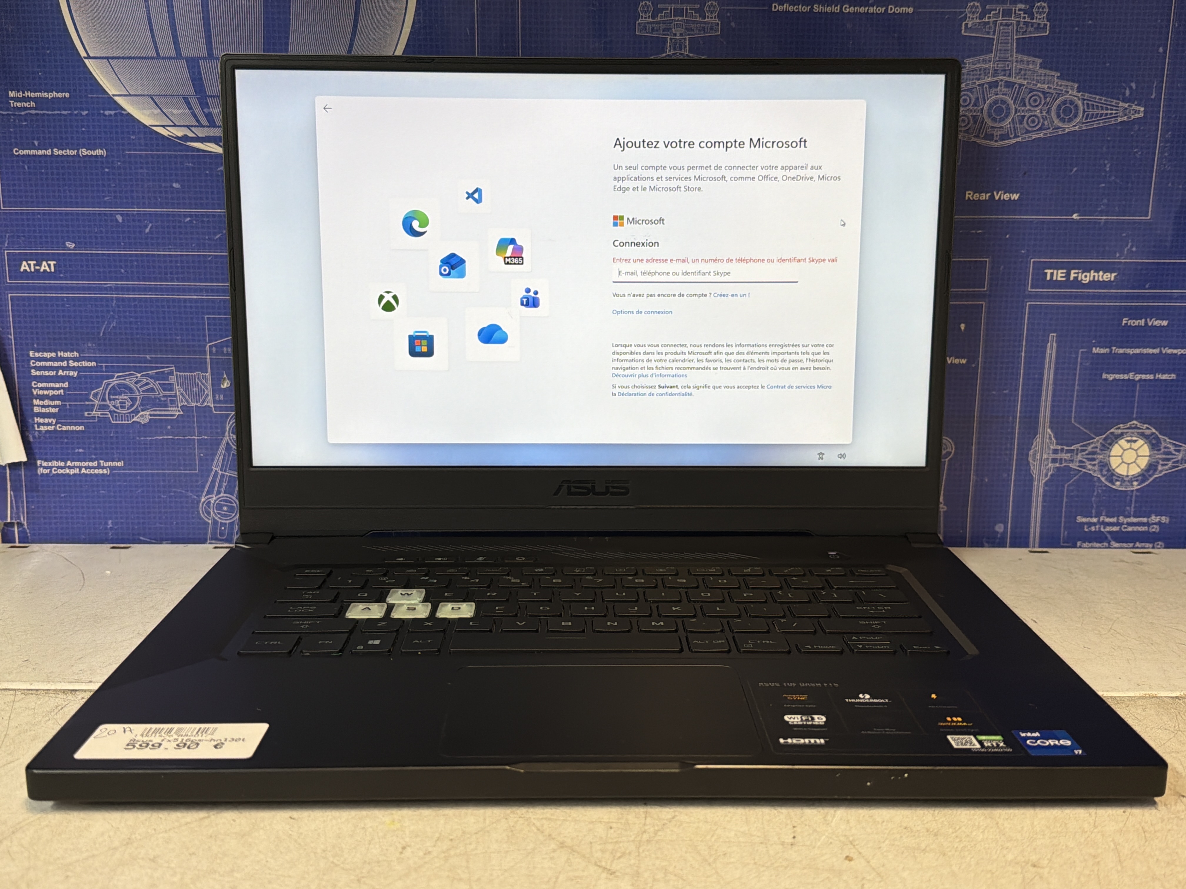 PC portable Asus FX516PM-HN130T