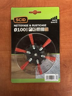 SCID brosse de nettoyage et rusticage Ø100