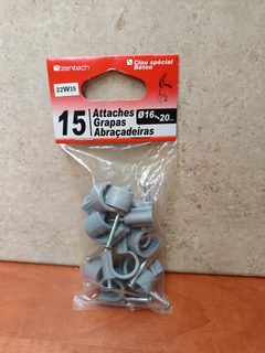Zentech attaches à clouer Ø16–20 mm (x15) – clou spécial béton