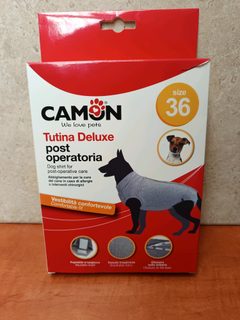 Camon Tutina Deluxe post operatoria – taille 36 (tenue post-opératoire pour chien)