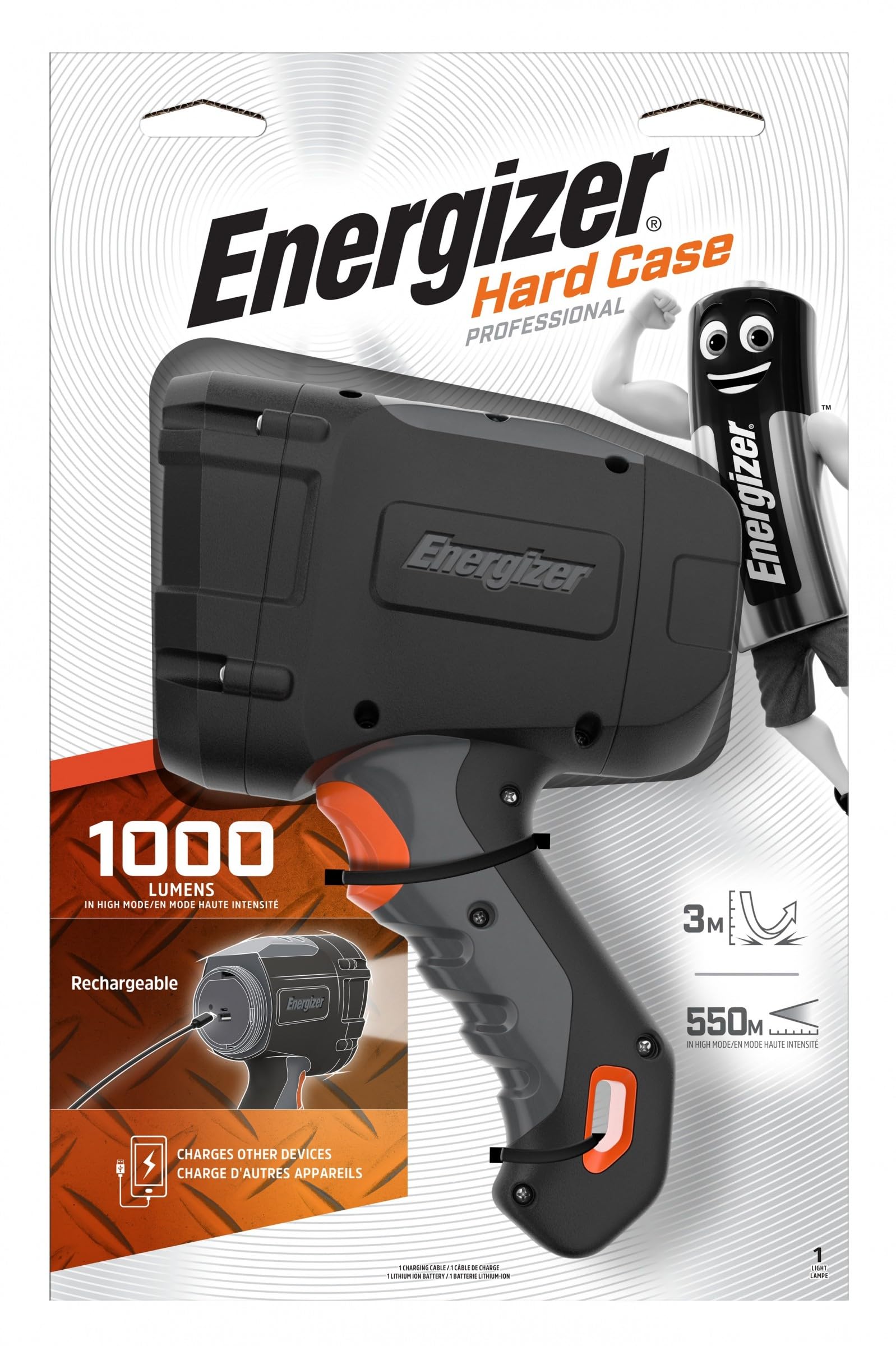 Phare Energizer Hardcase Pro Spotlight Rechargeable