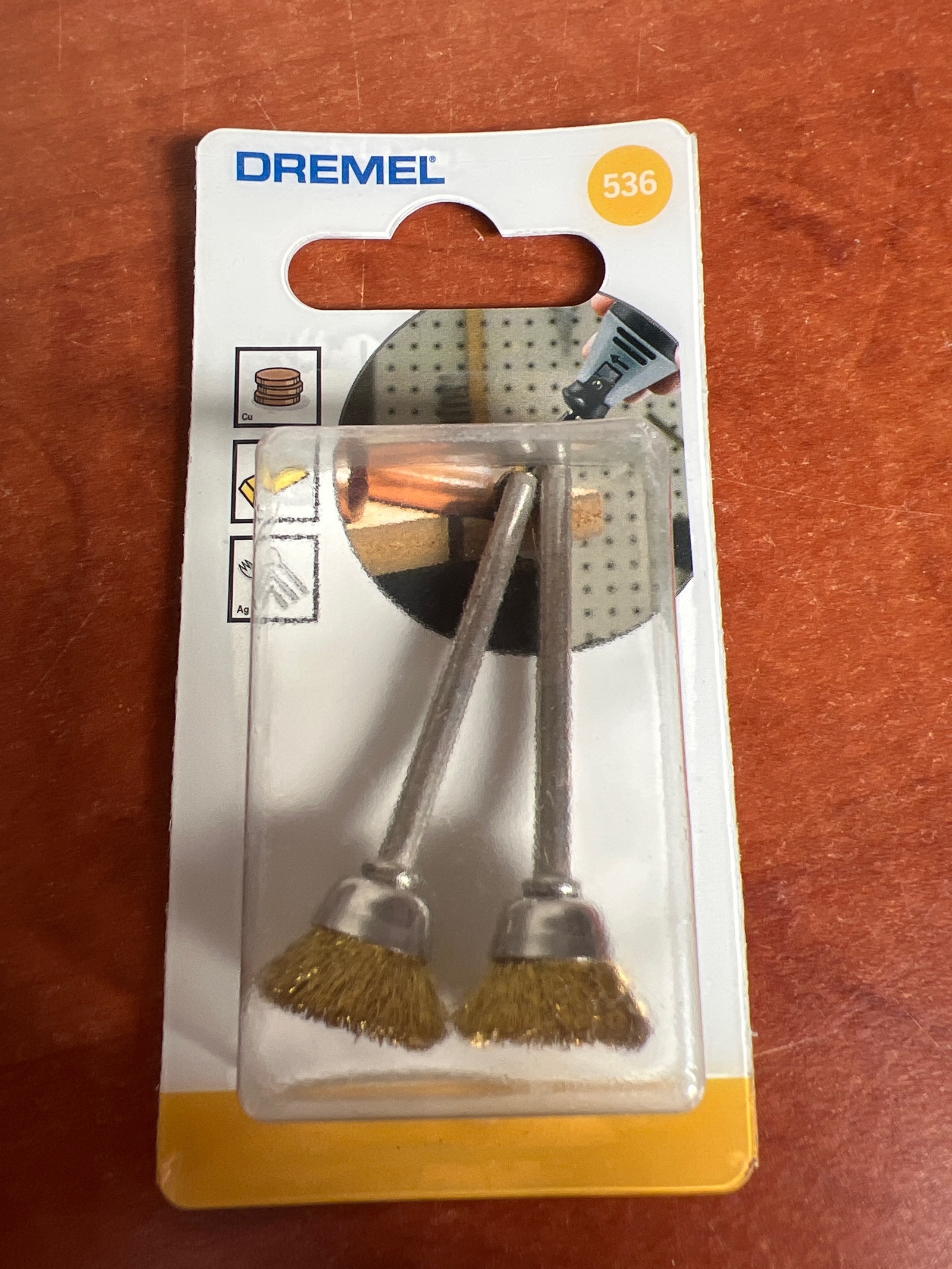 Dremel 536 brosses laiton 13 mm x2