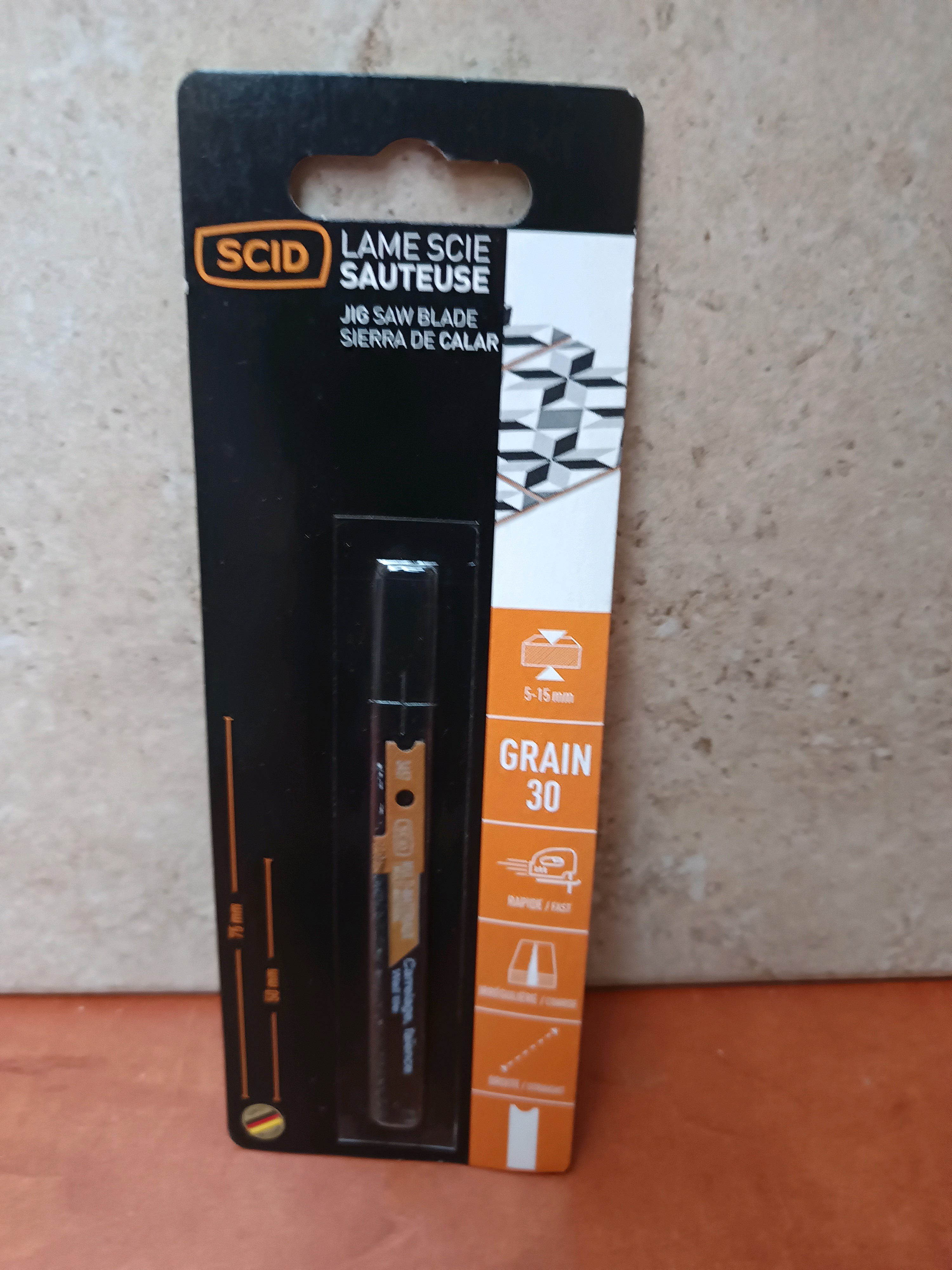 SCID Lame de scie sauteuse Grain 30