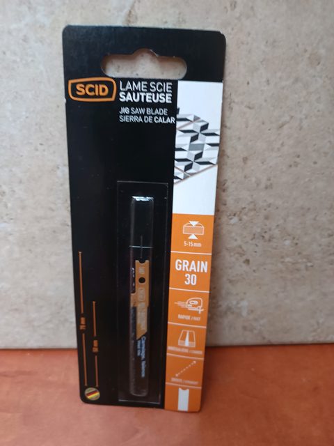 SCID Lame de scie sauteuse Grain 30