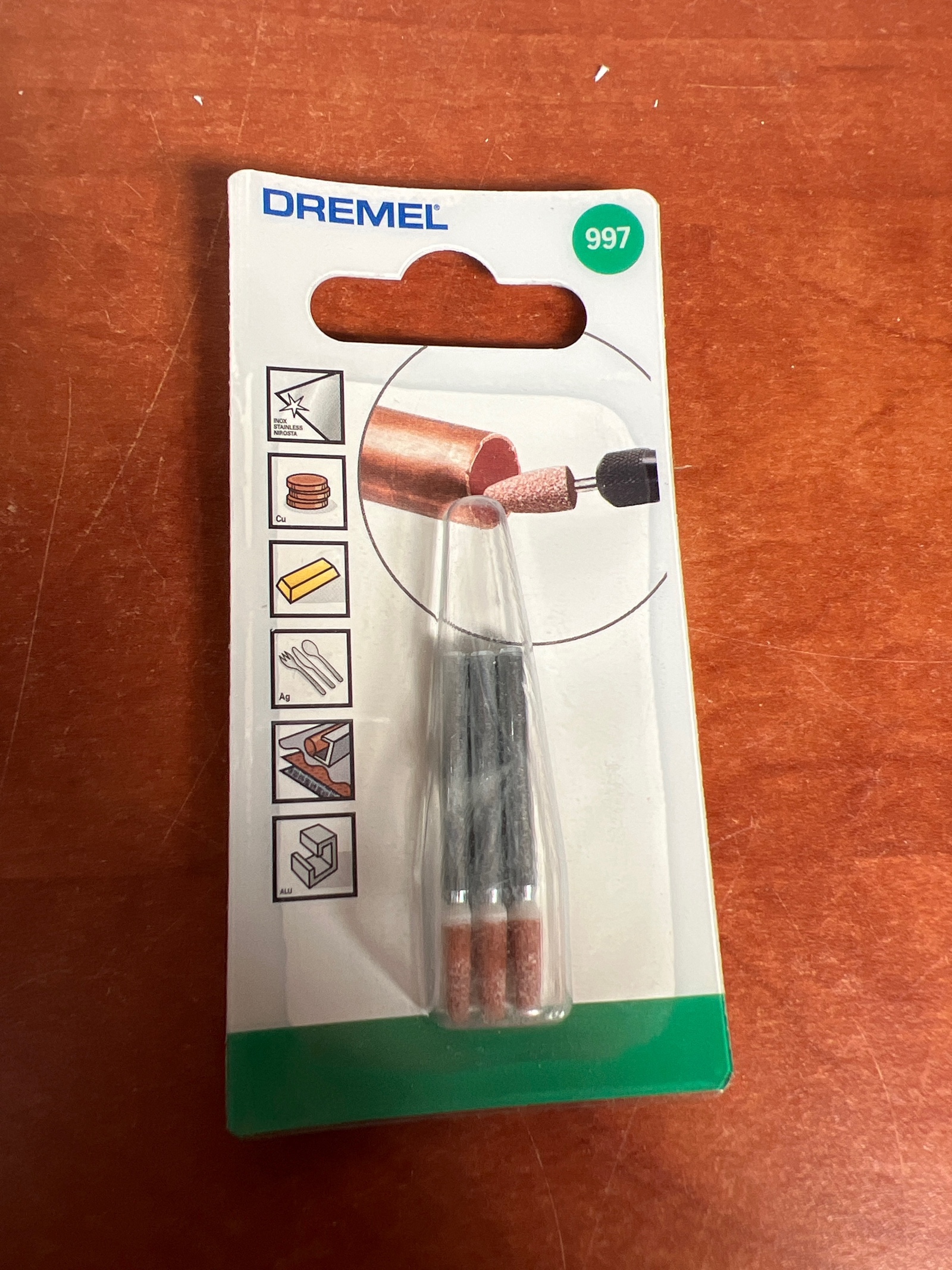 Dremel 997 meule en oxyde d’aluminium 3,4 mm x3
