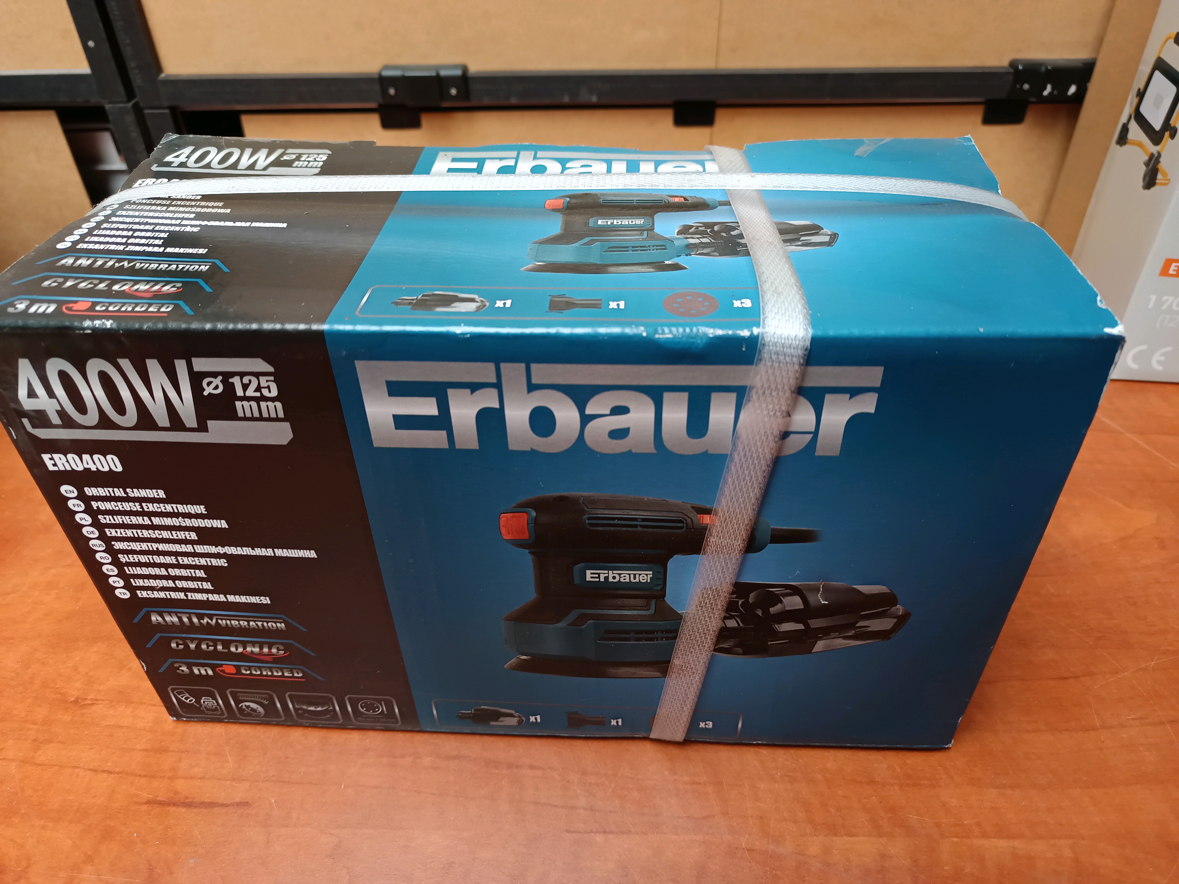 Erbauer ERB400 - Ponceuse excentrique 400W Ø125 mm