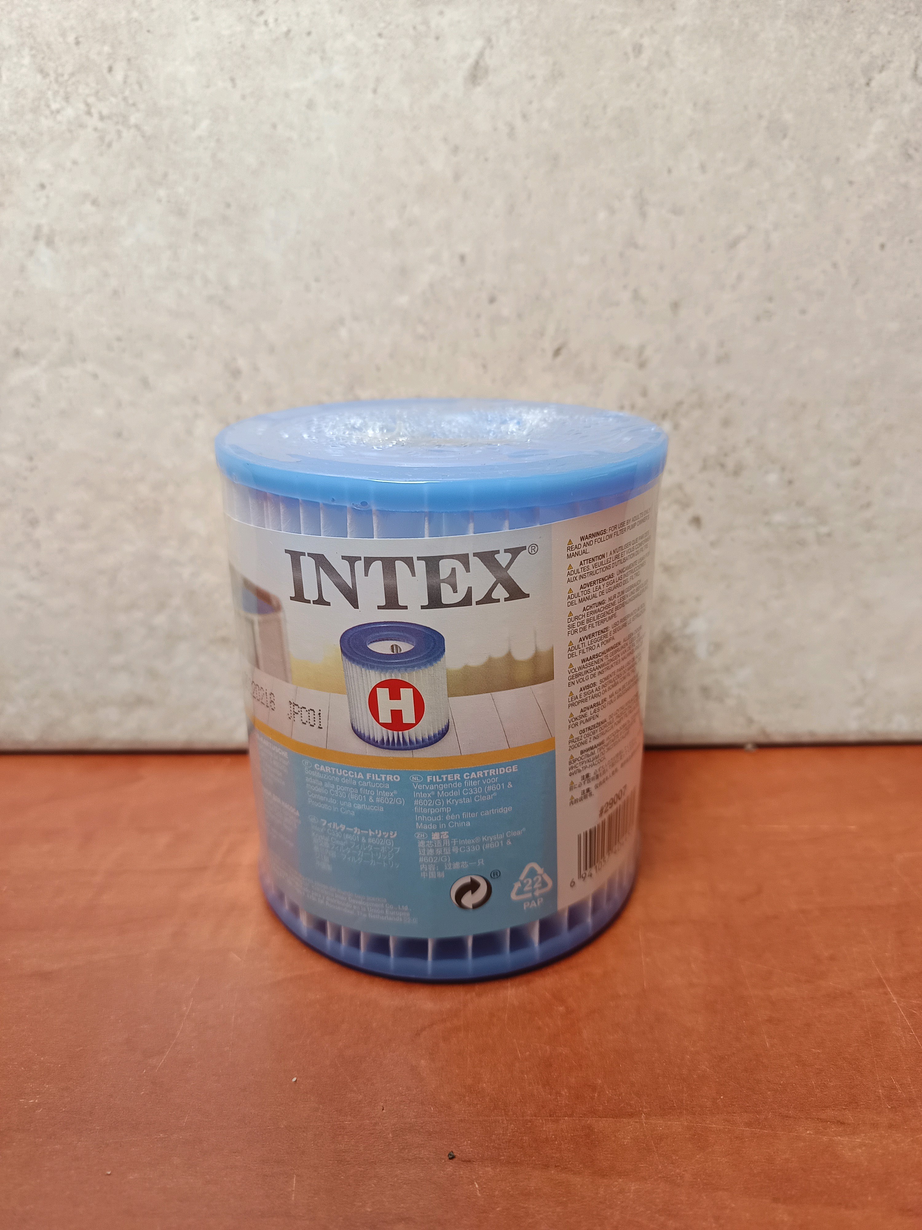 Intex Type H Krystal Clear --- Cartouche de filtration pour piscine (C330)