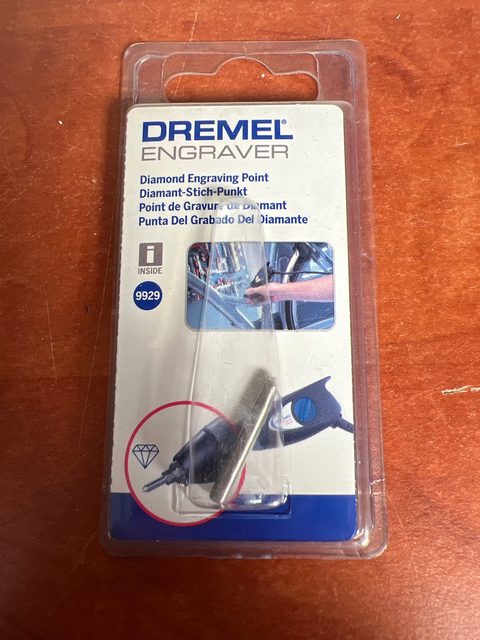 Dremel 9929 pointe diamant à graver pour graveur 290