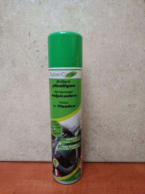 SuperClean Brillant plastique – Polish pour plastiques aérosol 400 ml