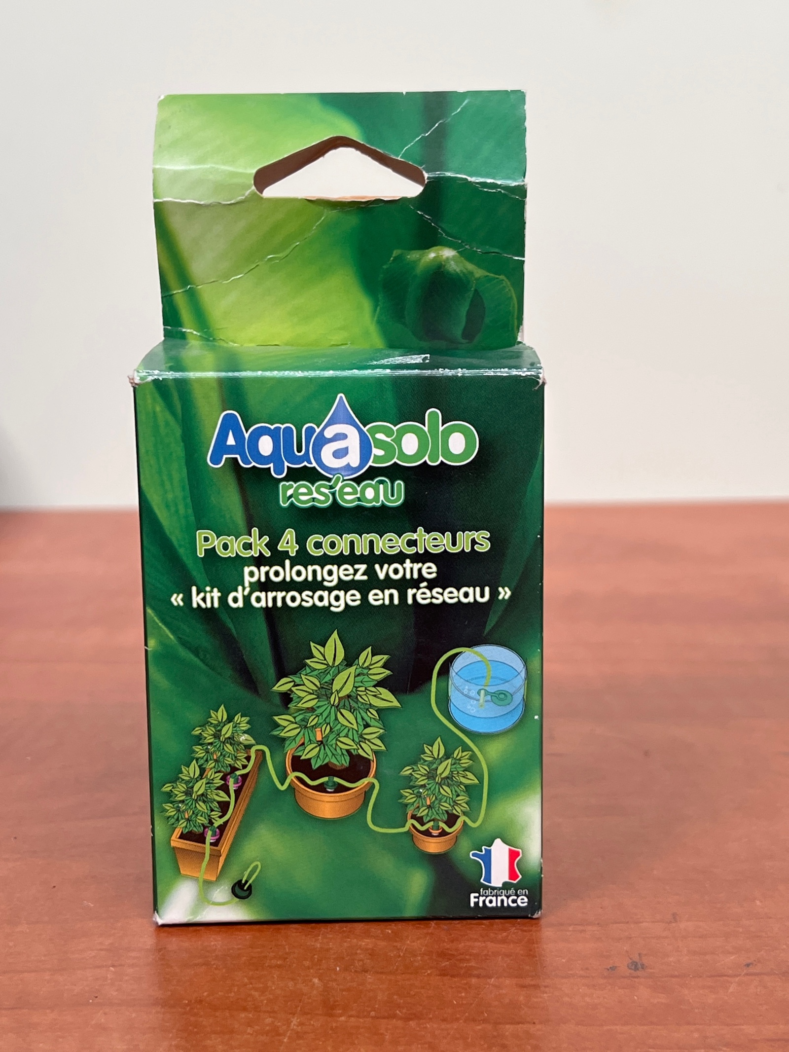 Aquasolo Res'eau – Pack 4 connecteurs pour kit d'arrosage en réseau