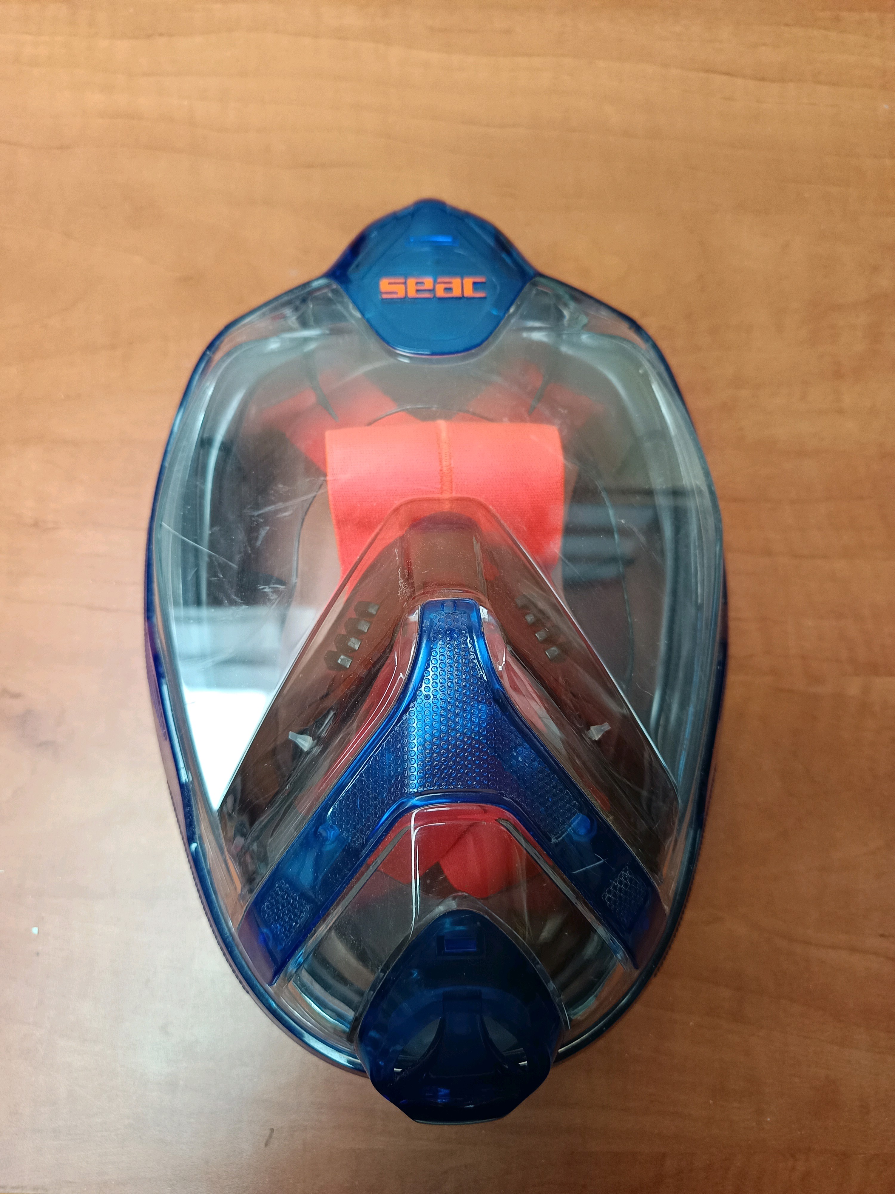 Masque intégral de snorkeling SEAC - bleu