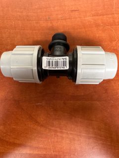 Té de compression PN16 à sortie mâle – PP-B