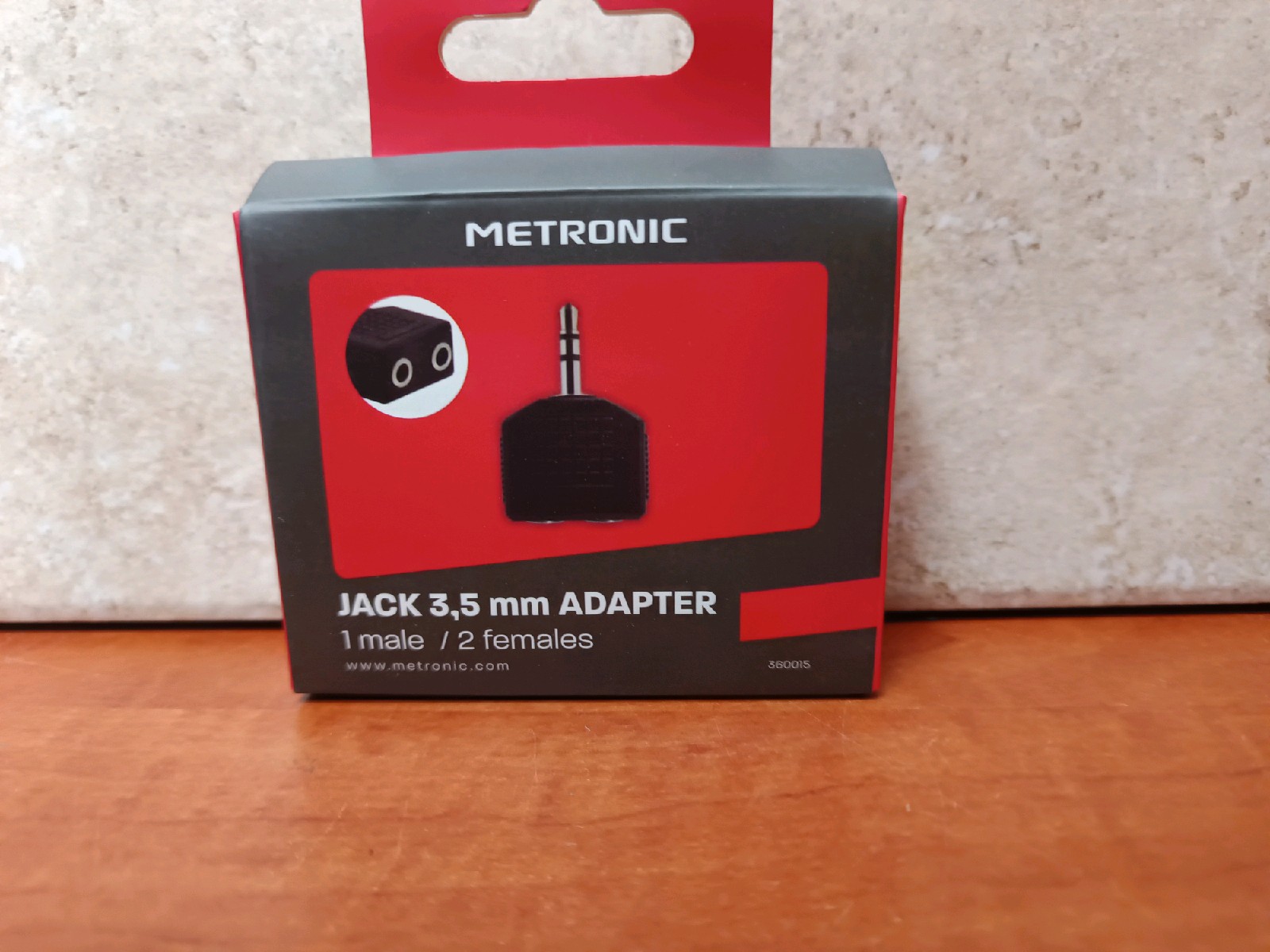 Metronic adaptateur jack 3,5 mm 1 mâle vers 2 femelles