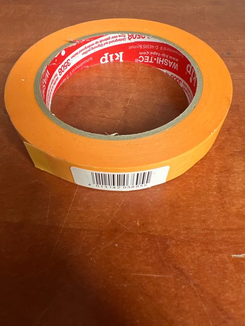 Ruban de masquage Kip Washi-TEC orange