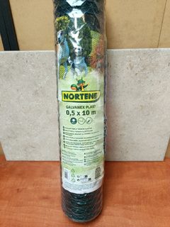 Nortene Galvanex Plast 0,5 x 10 m rouleau de grillage
