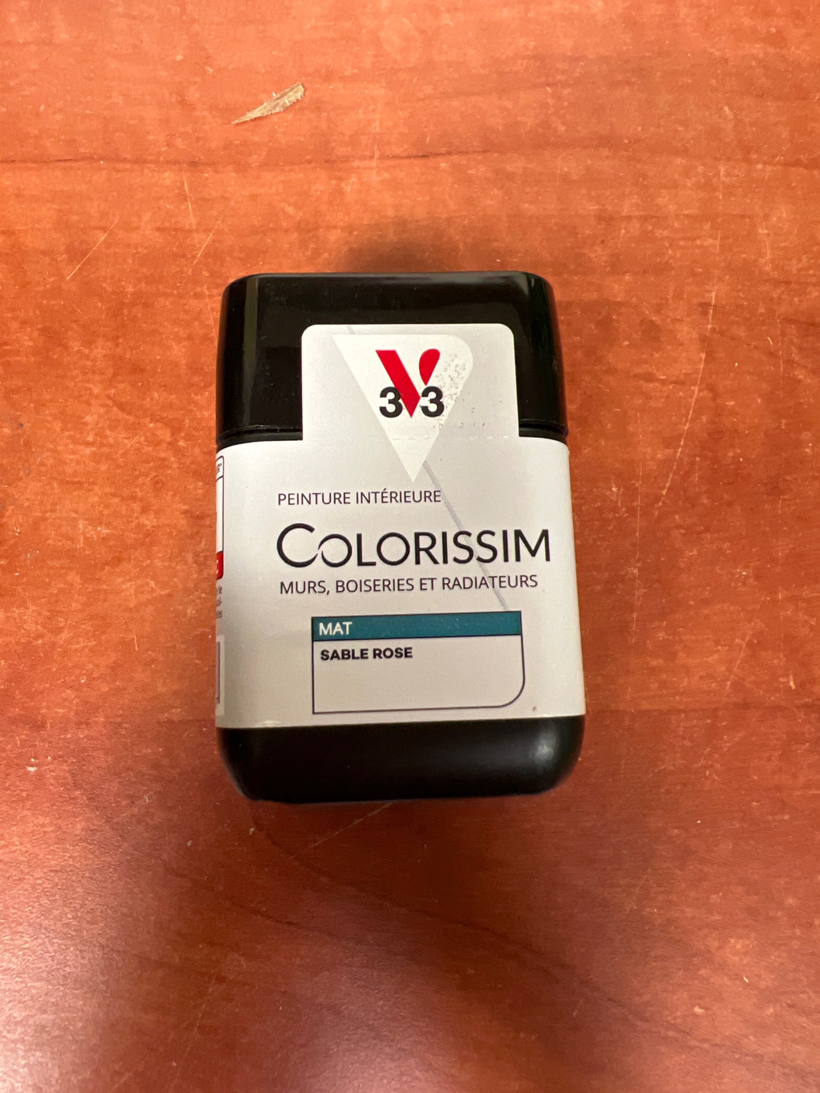 V33 Colorissim peinture intérieure mat Sable Rose – murs, boiseries et radiateurs