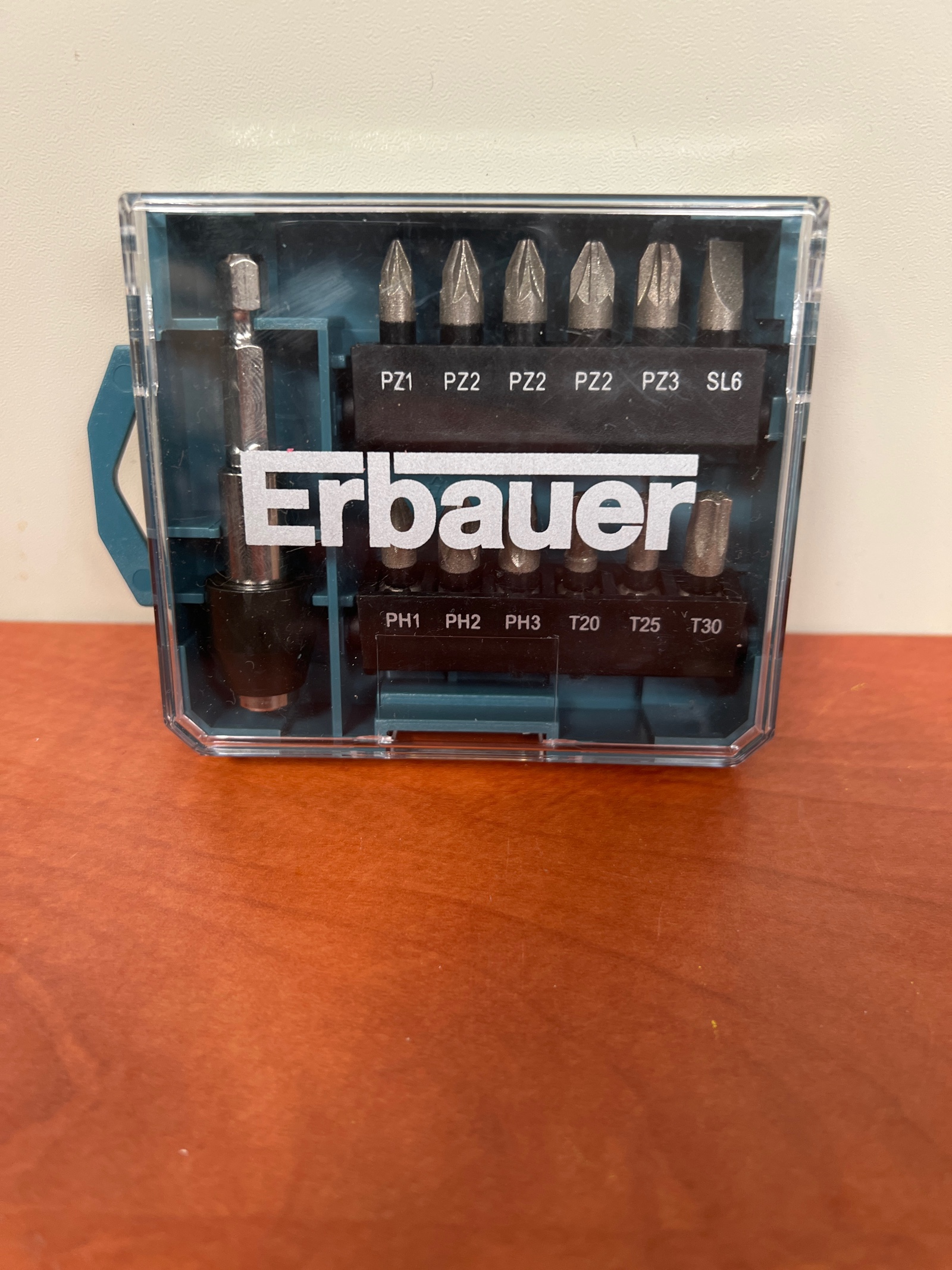Erbauer Coffret d'embouts de vissage diamant torsion assortis (PZ/PH/Torx/SL)