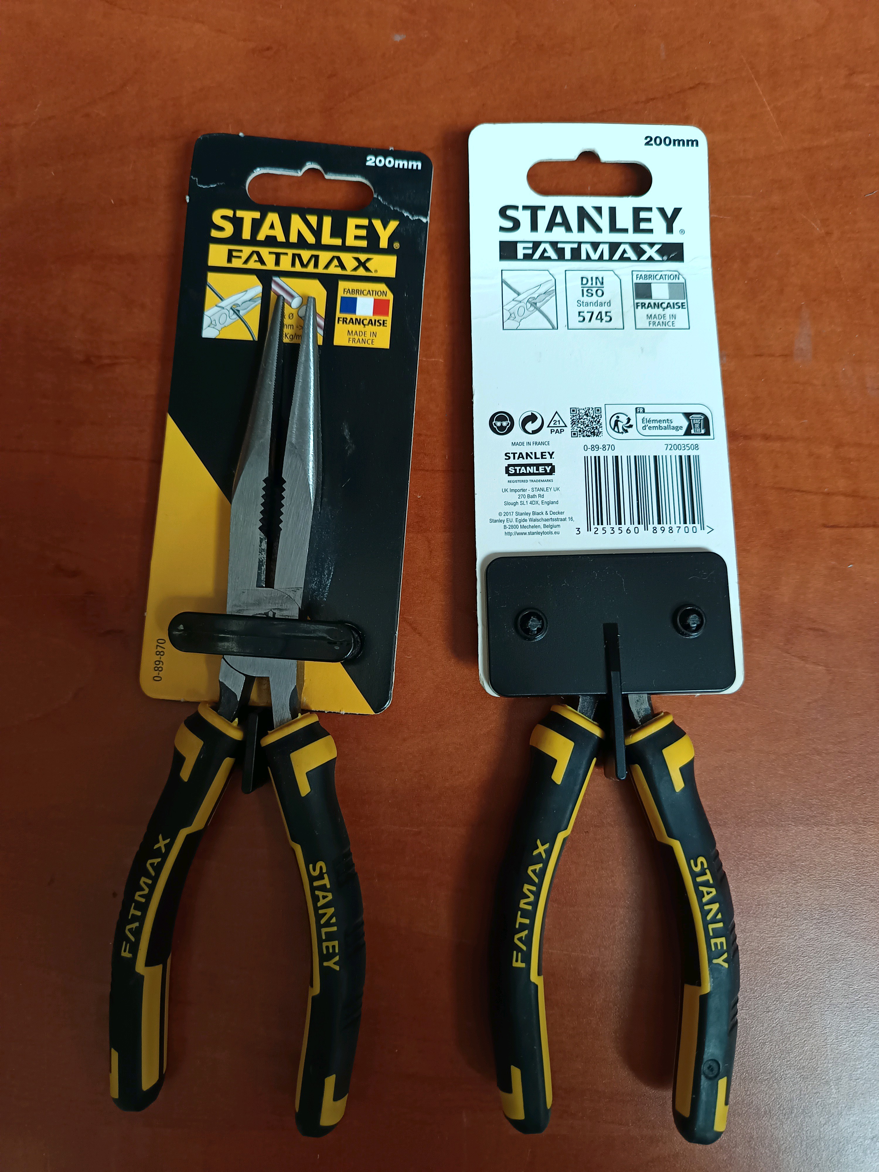 STANLEY FATMAX pince à bec long 200 mm