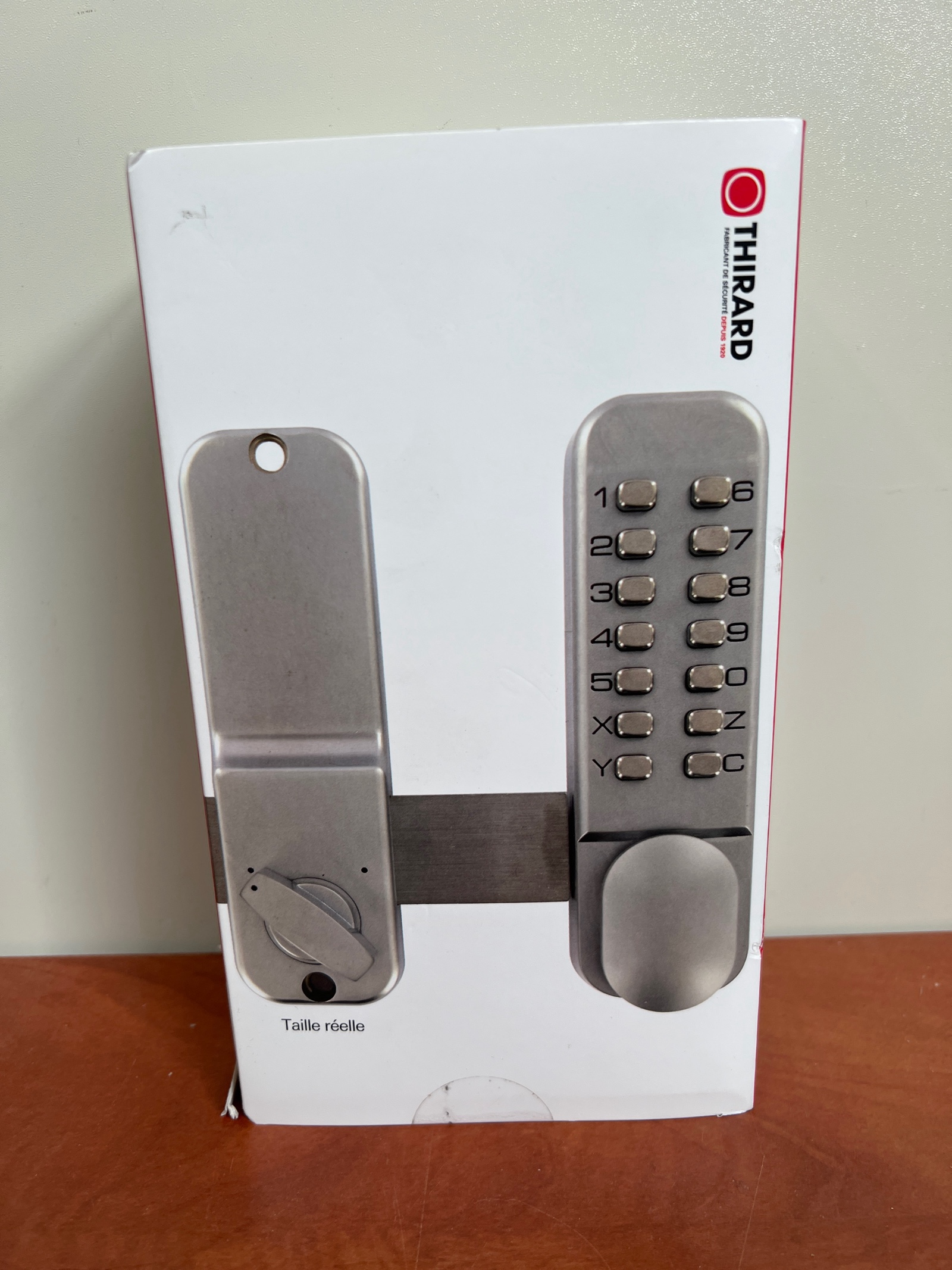 Thirard Protect verrou de sûreté à combinaison, ouverture gauche/droite, pour porte 32 à 55 mm