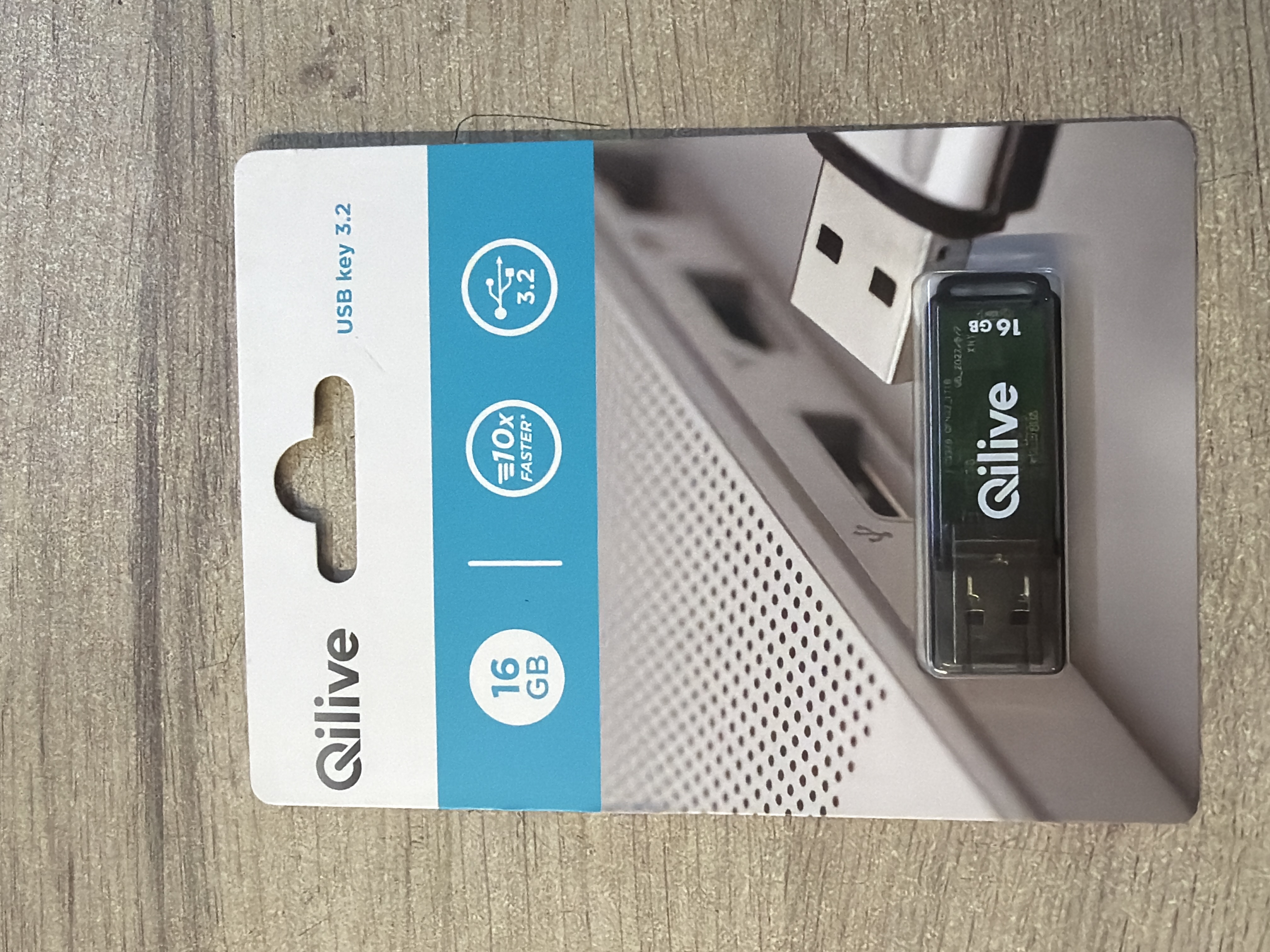 Clé USB Qilive 16 Go USB 3.2
