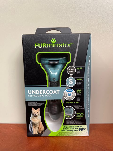 FURminator Undercoat deShedding Tool pour chats à poils longs - taille S