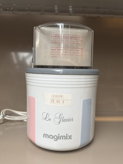 Sorbetière électrique Magimix Le Glacier