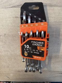 Fischer Darex jeu de 10 clés mixtes