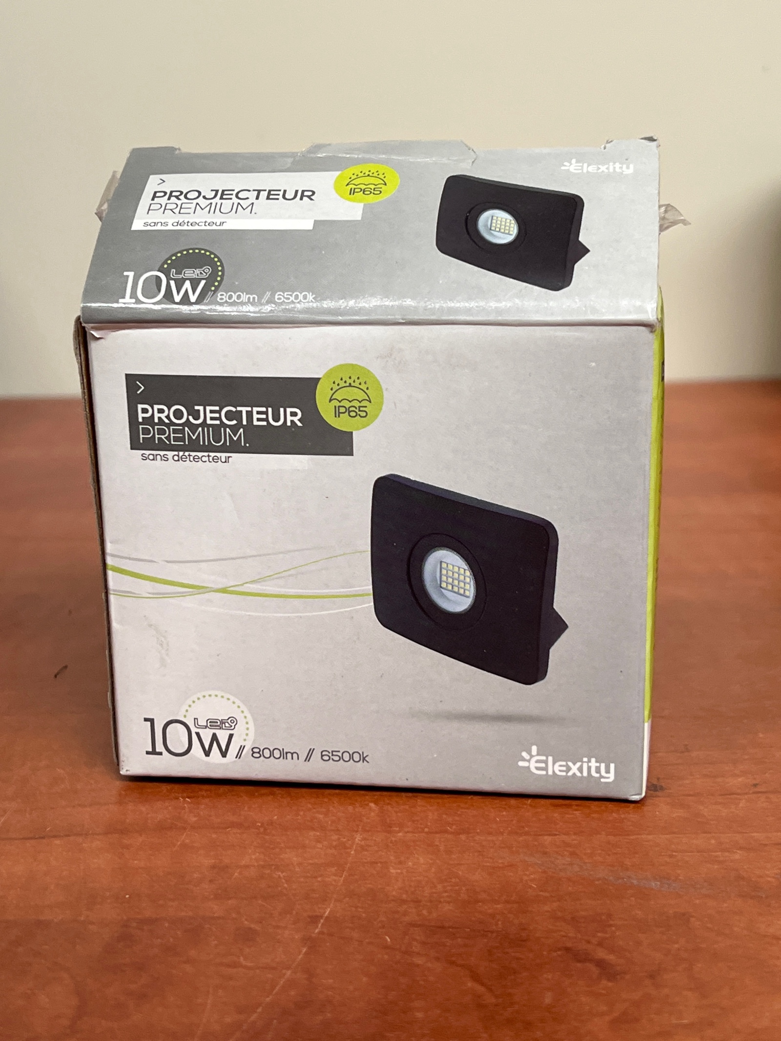 Elexity Projecteur Premium sans détecteur 10W (IP65, 6500K)