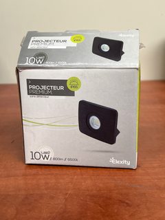 Elexity Projecteur Premium sans détecteur 10W (IP65, 6500K)