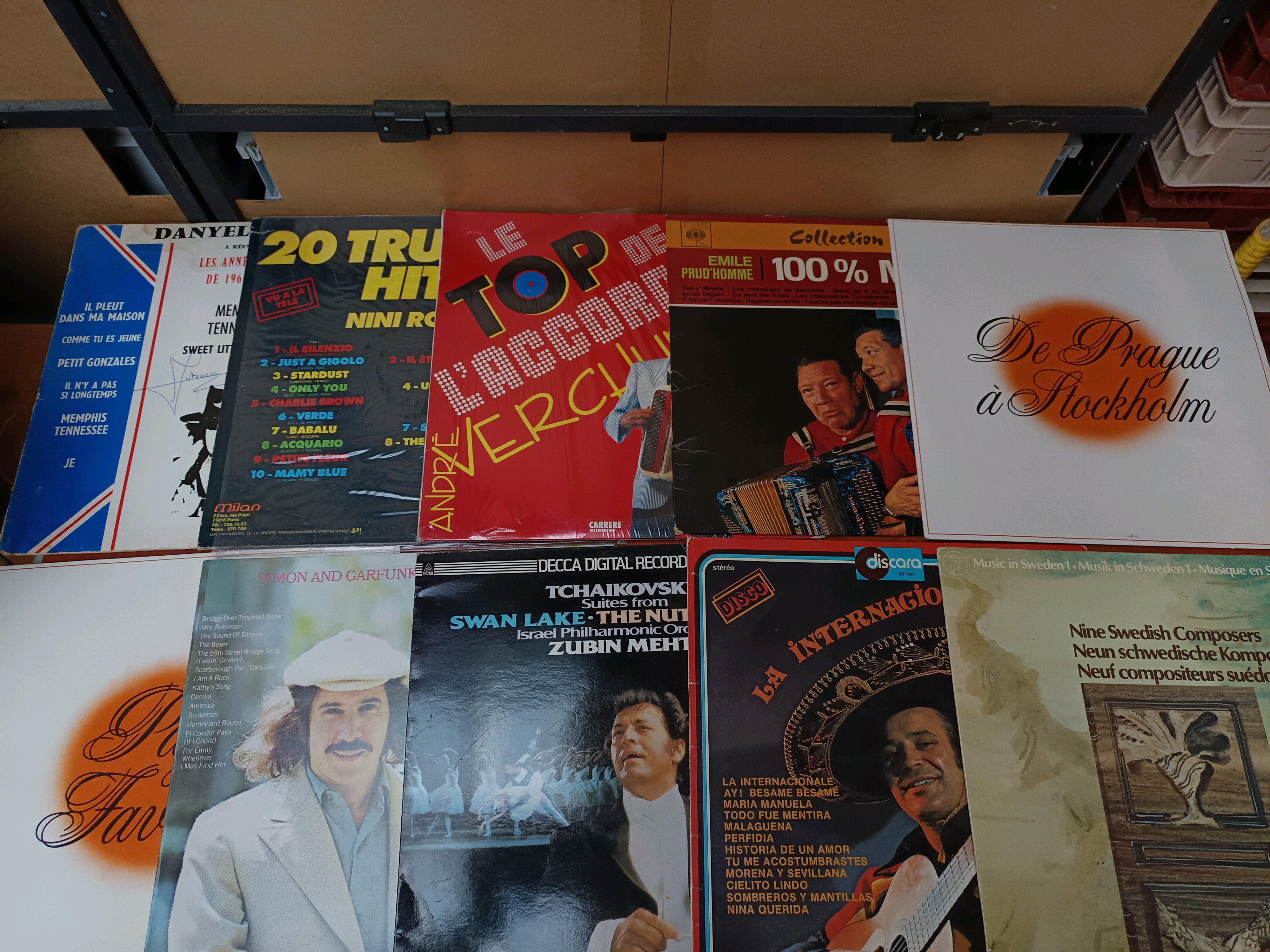 Lot de vinyles 33T (LP) – compilations, classique et variétés