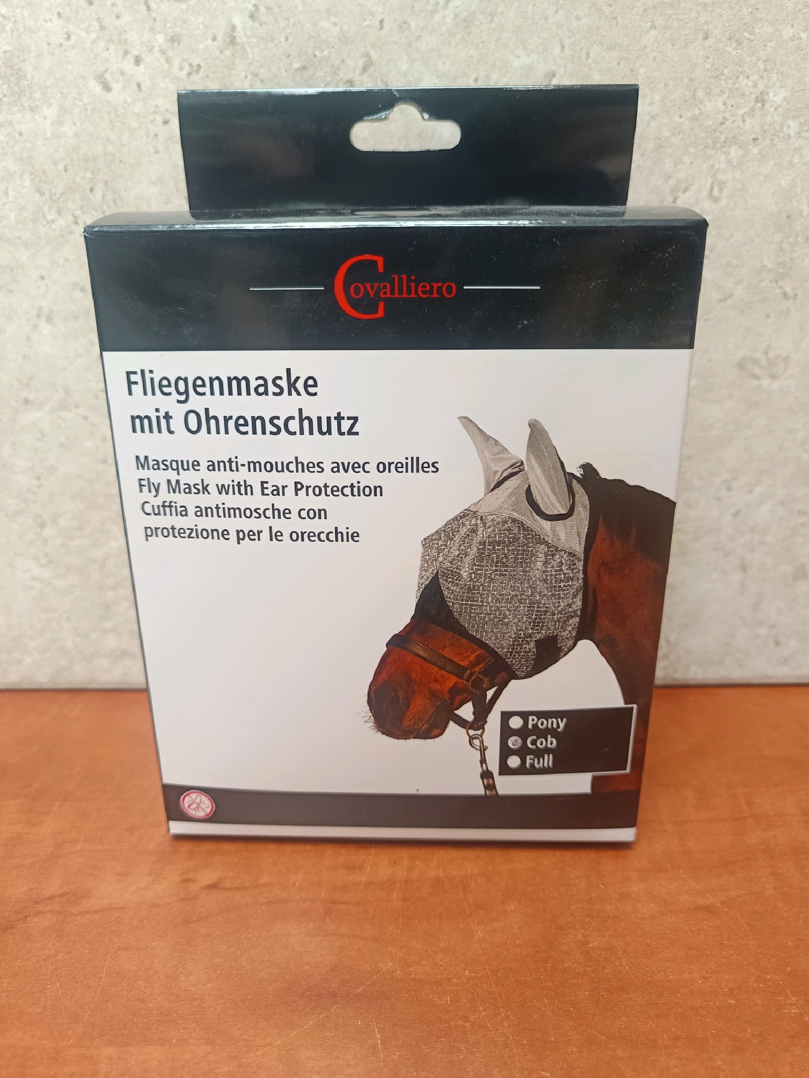 Covalliero masque anti-mouches avec oreilles pour cheval