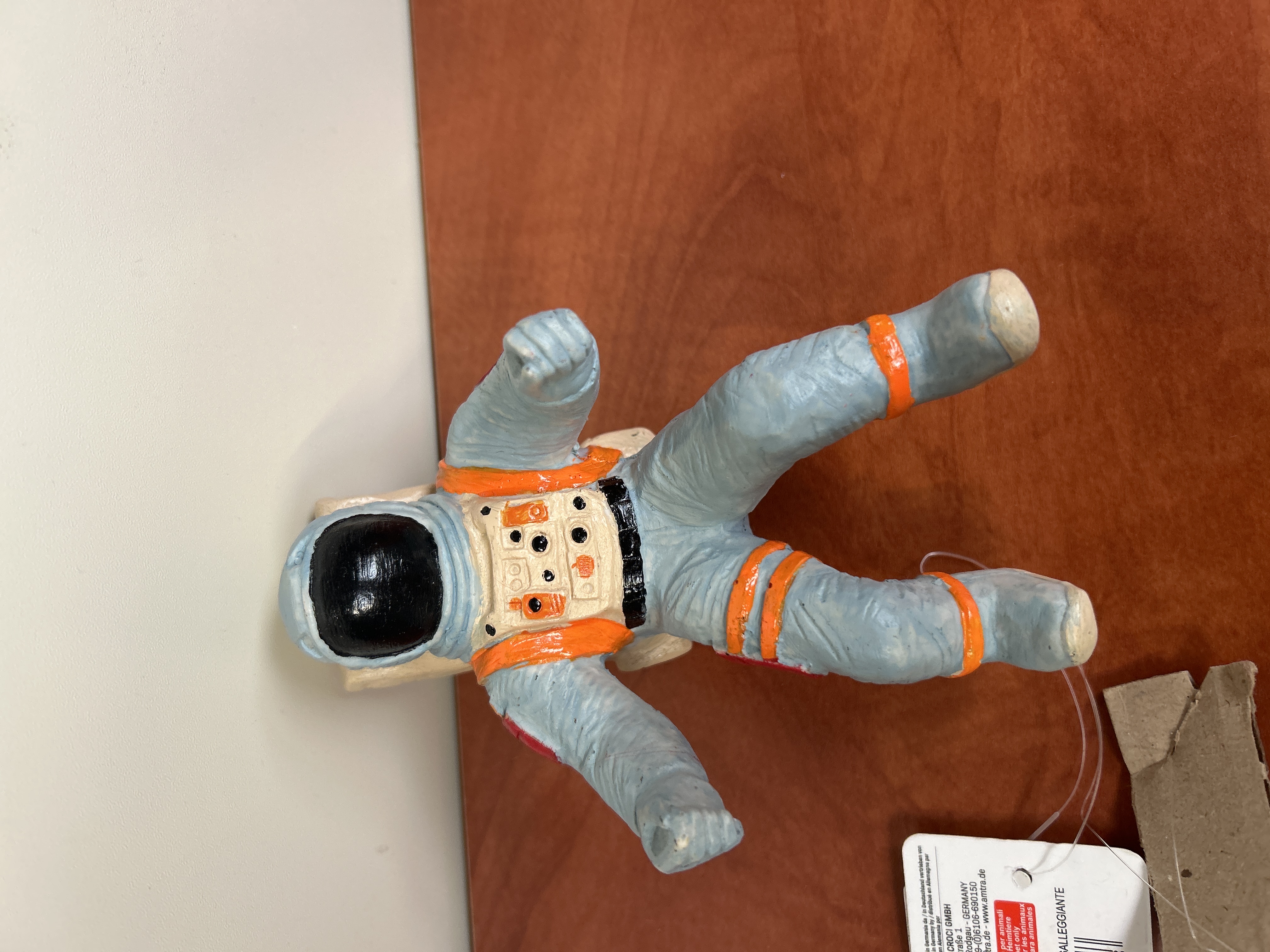 Décoration d’aquarium astronaute avec ventouse