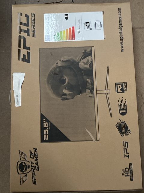 Spirit of Gamer EPIC Series moniteur PC 23.8'' IPS Full HD (1920x1080)