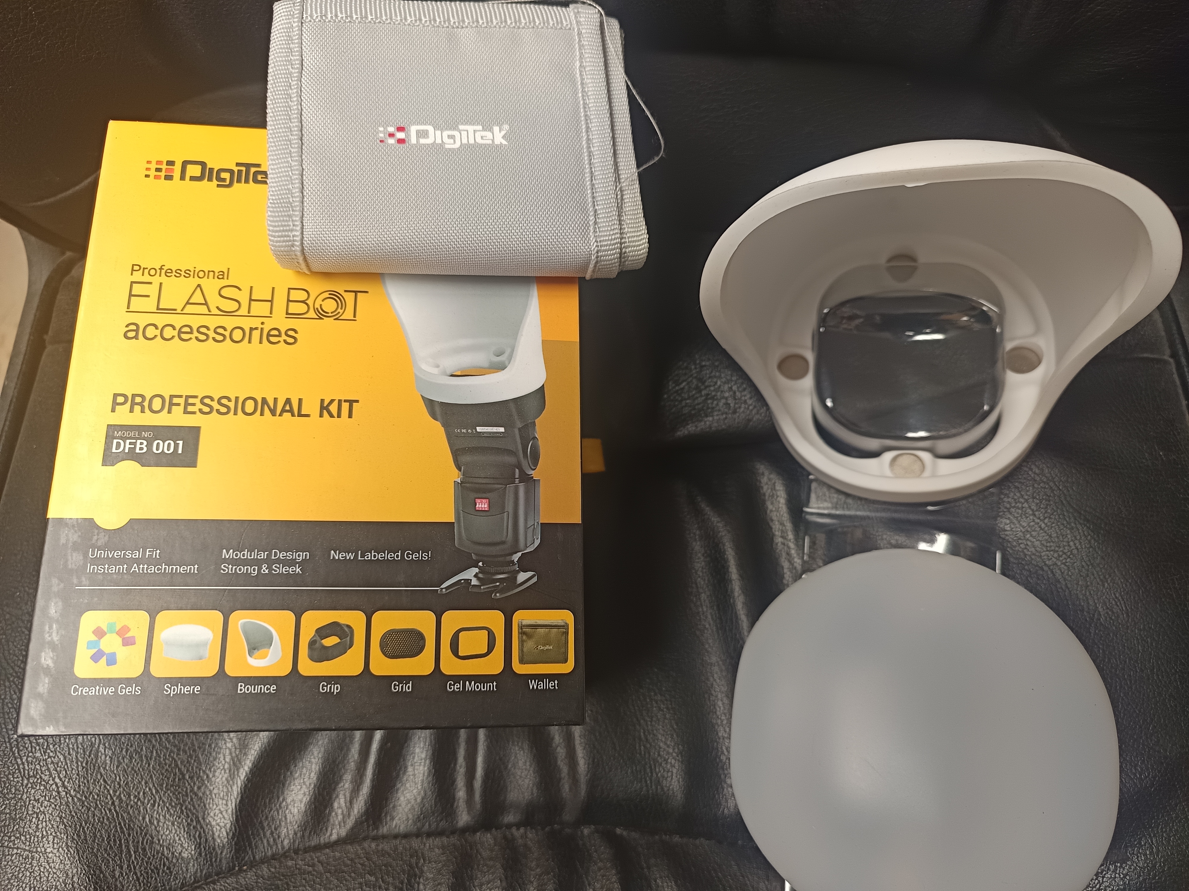 Kit accessoires flash photo Digitek Flash Bot DFB 001