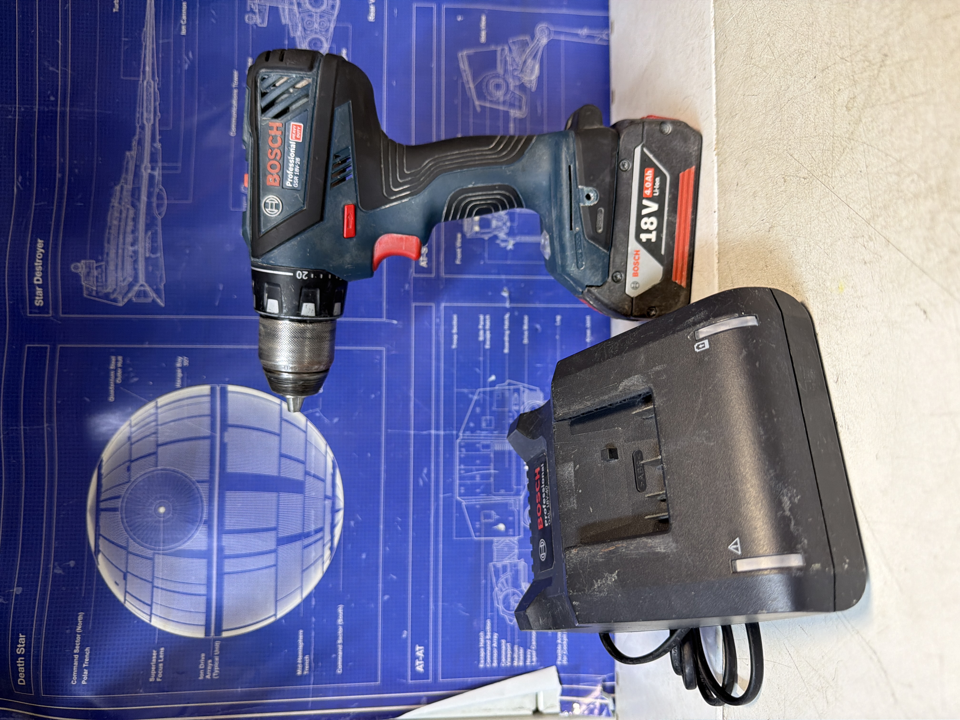 Perceuse-visseuse Bosch Professional GSR 18V-28 18V avec batterie et chargeur