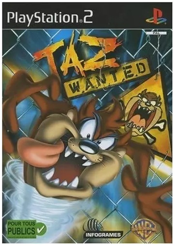 Taz Wanted jeu vidéo PlayStation 2 PS2