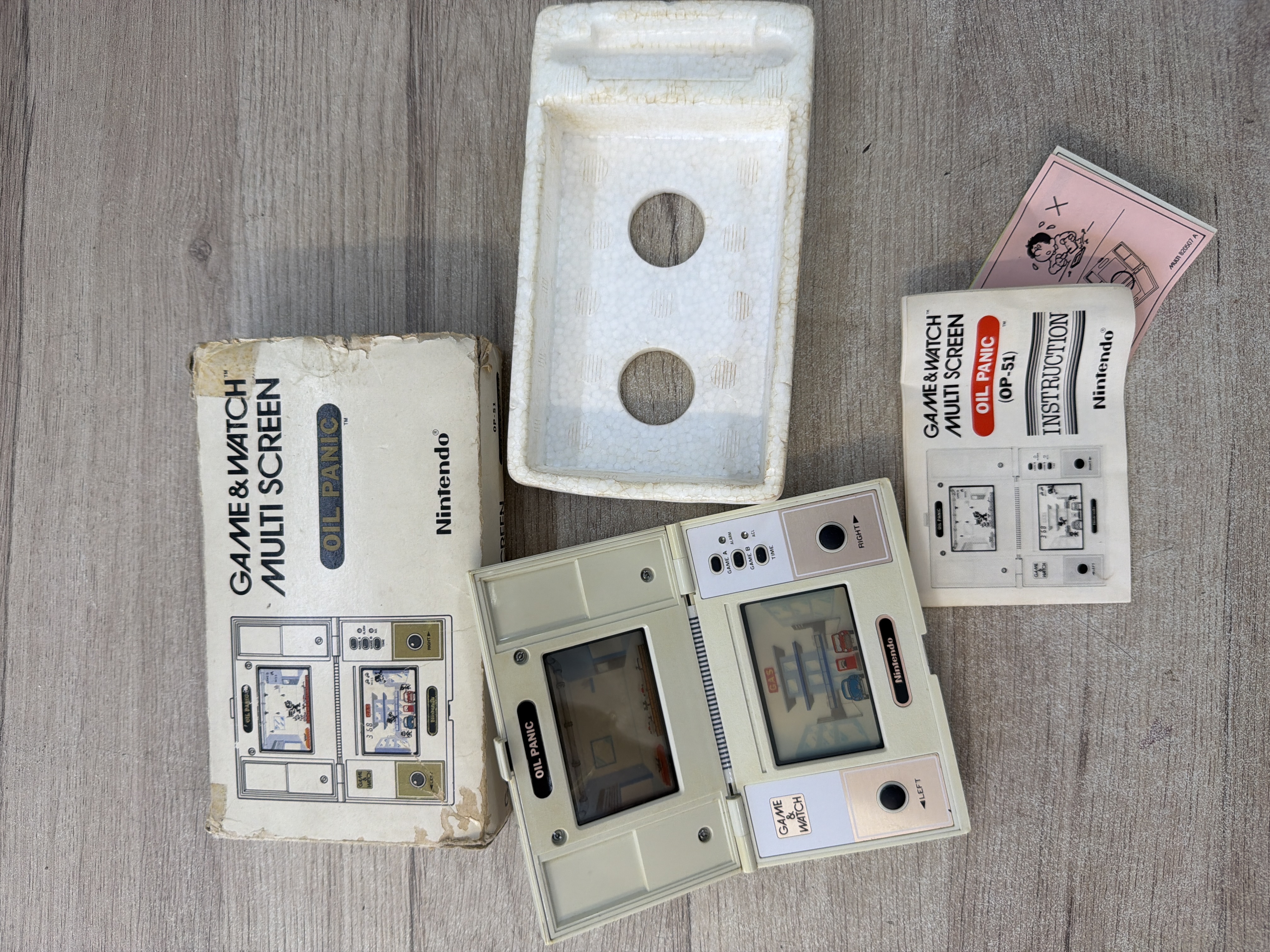 Nintendo Game & Watch Oil Panic OP-51 Multi Screen