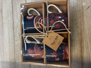 Sema Design Tropic étoilé - Lot de 4 tasses