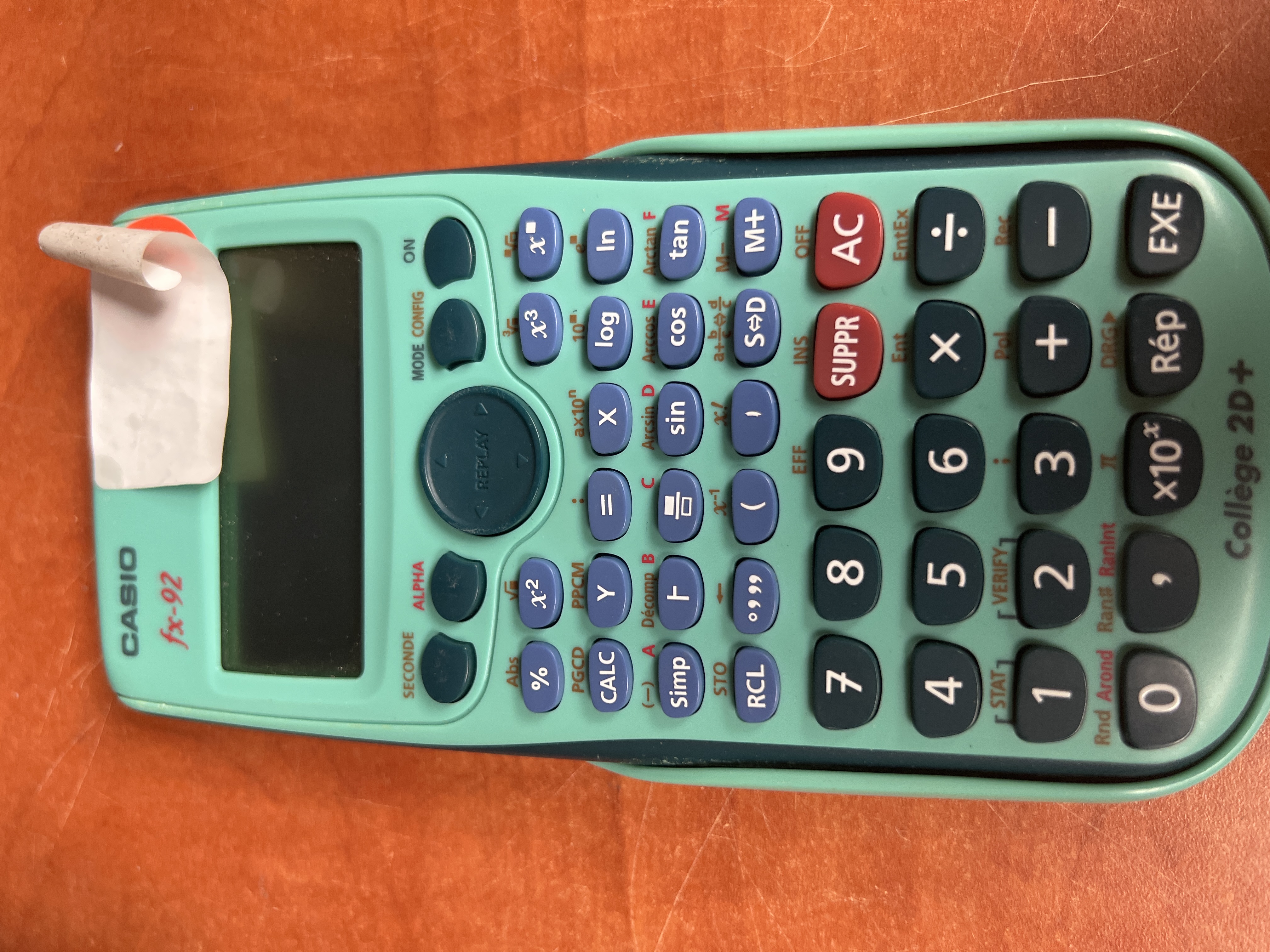 Calculatrice Casio fx-92 Collège 2D+