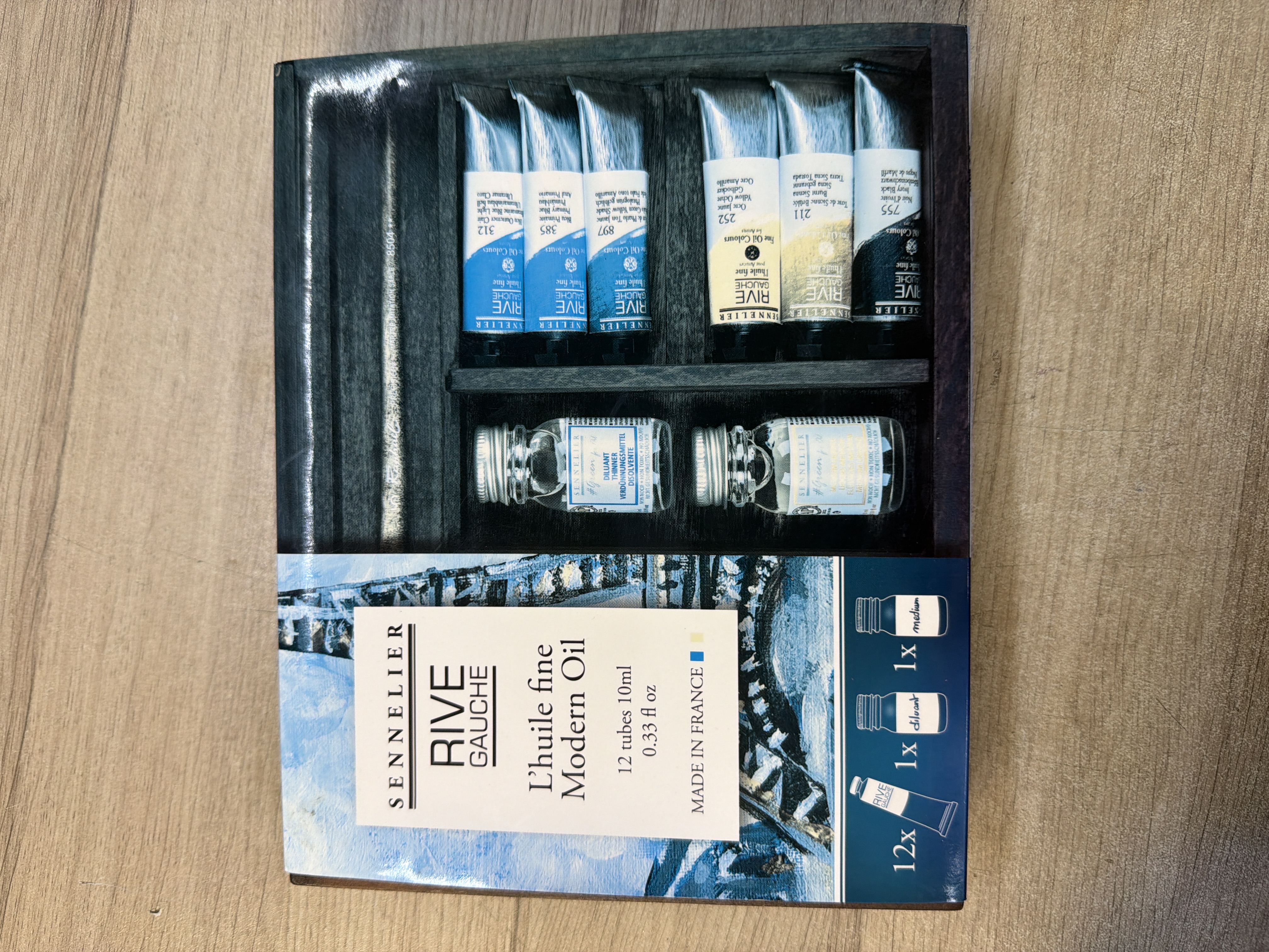 Coffret Sennelier Rive Gauche Huile fine Modern Oil