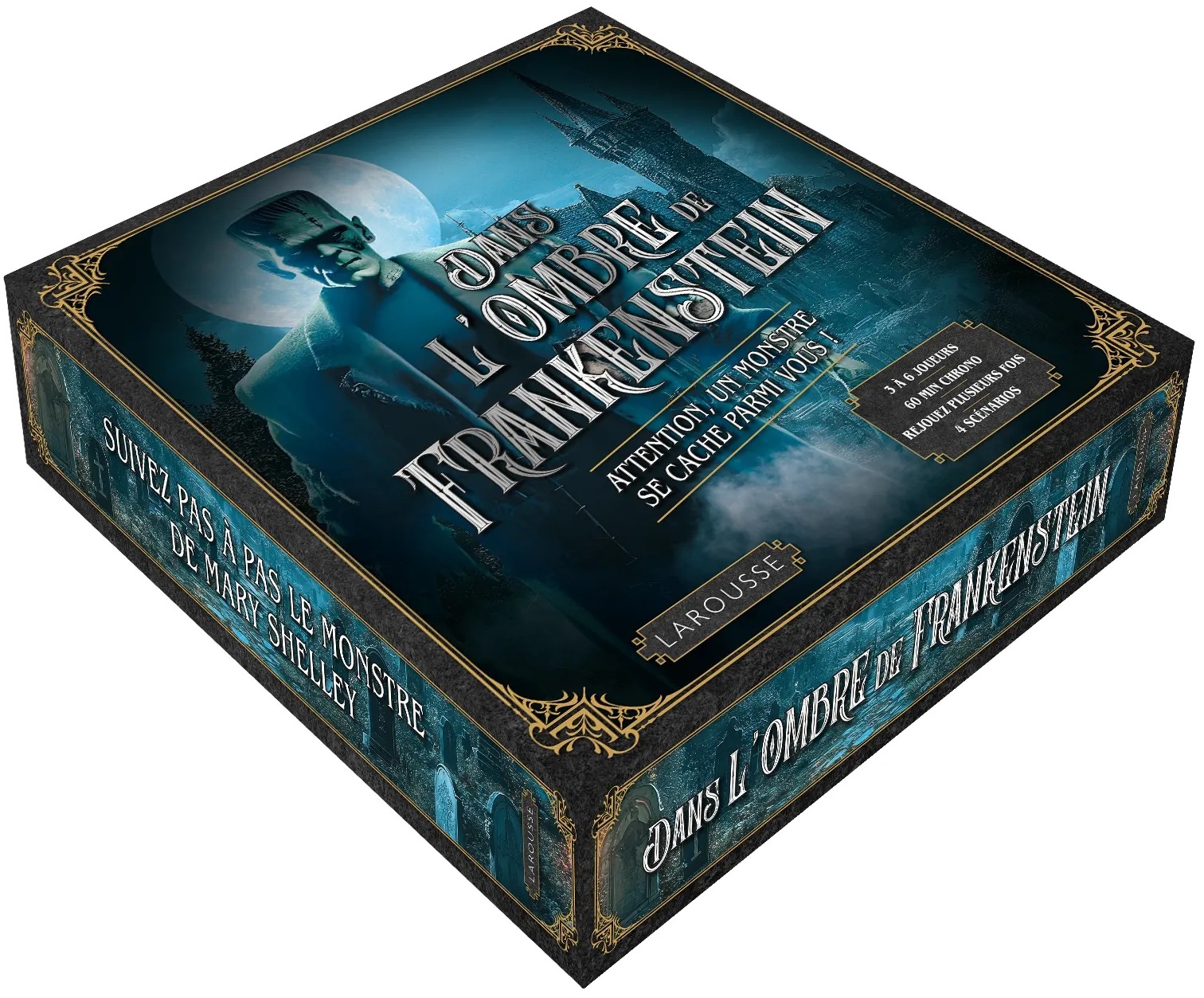 Dans l'ombre de Frankenstein Coffret Jeu Larousse