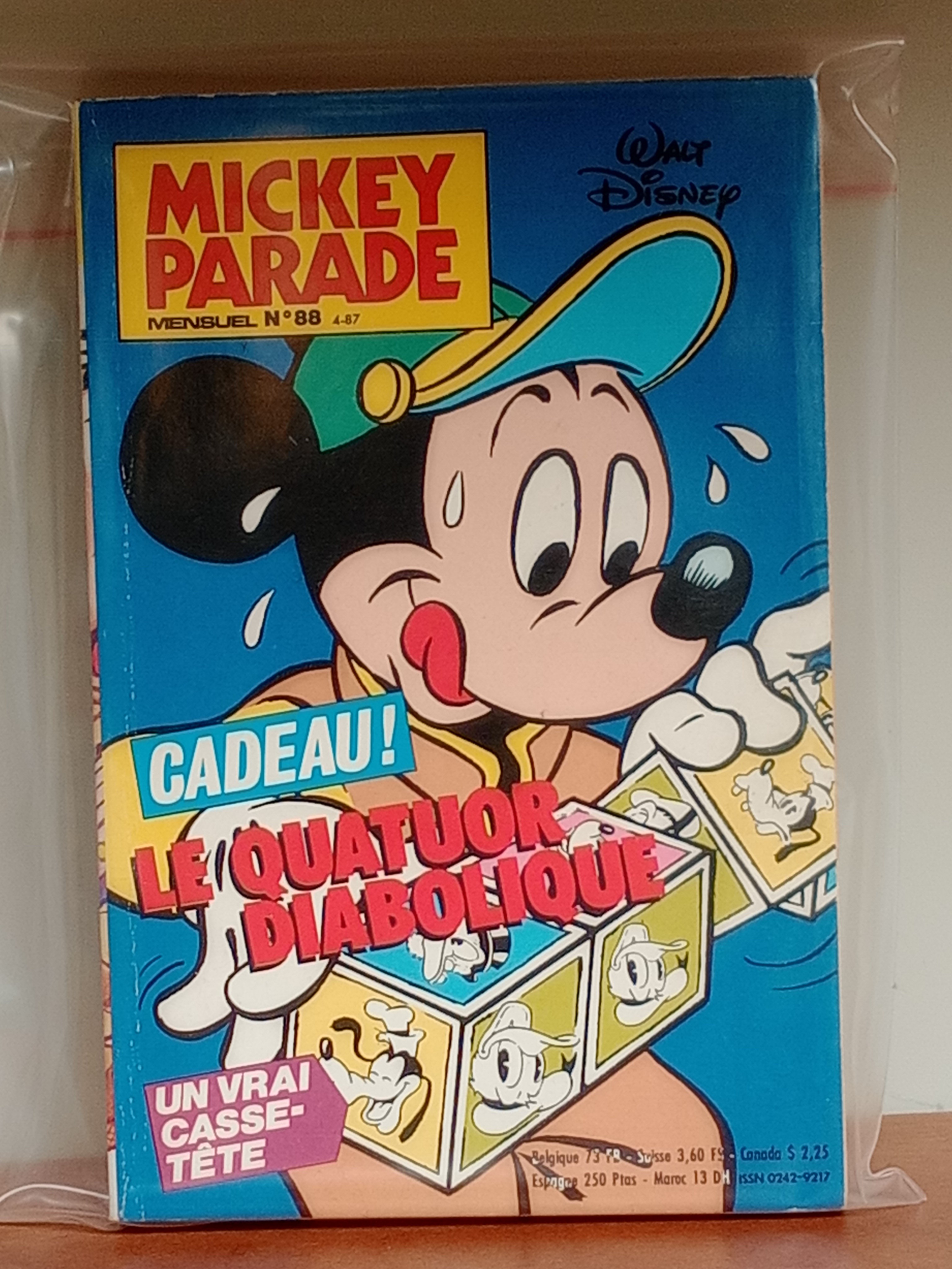 Mickey Parade n°88 avril 1987 BD Disney