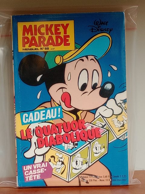Mickey Parade n°88 avril 1987 BD Disney