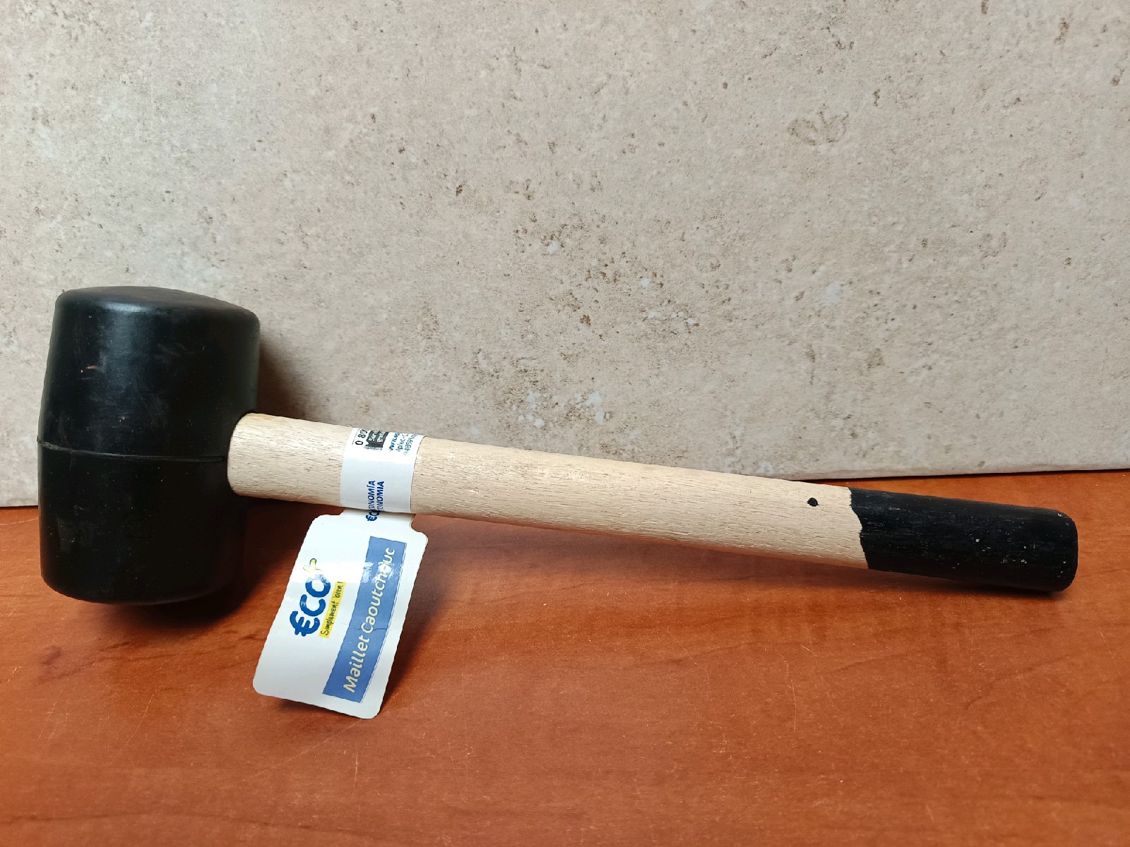 Maillet en caoutchouc à manche bois