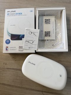 Boîtier de stérilisation UV-C iFLOVE avec chargeur sans fil Qi 10W