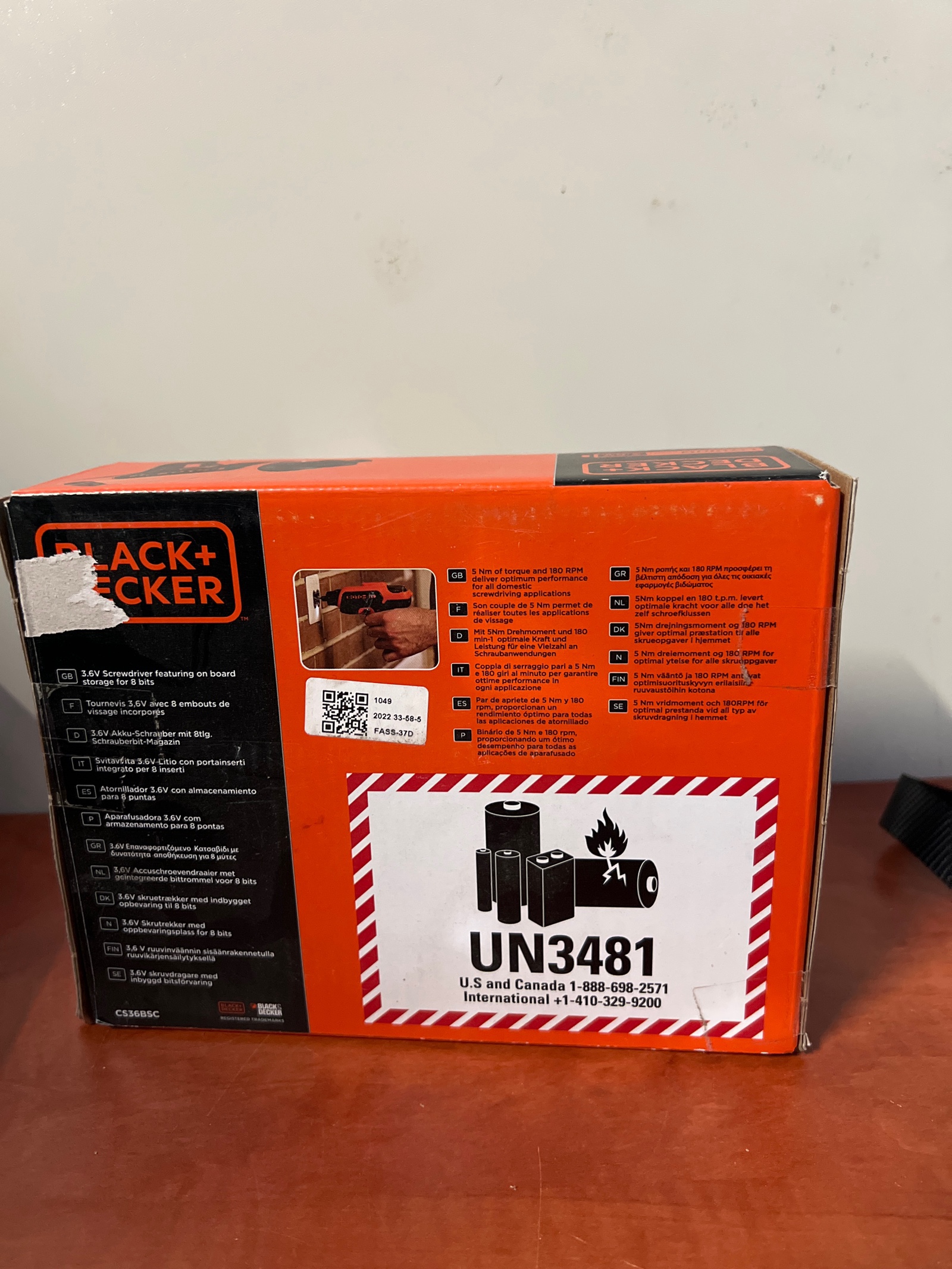 BLACK+DECKER ROTO-BIT tournevis sans fil 3.6V — photo 2