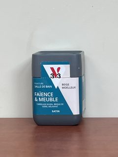 Testeur peinture salle de bain V33 beige moelleux satin 75 ml