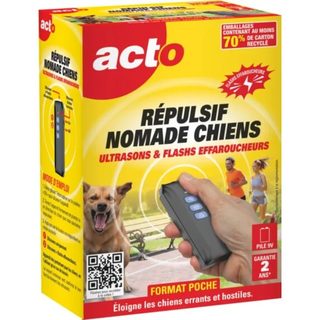 Acto répulsif nomade chiens ultrasons et flash effaroucheurs